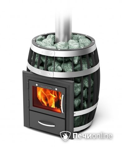 Дровяная печь-каменка TMF Саяны Мини Carbon Люмина КТК в Новокузнецке
